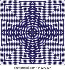 Vector seamless pattern, abstract geometric background illustration, fabric textile pattern