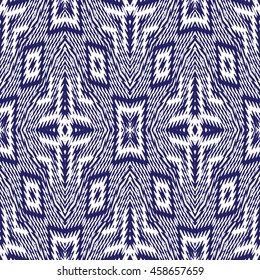 Vector seamless pattern, abstract geometric background illustration, fabric textile pattern