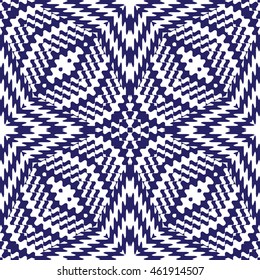 Vector seamless pattern, abstract geometric background illustration, fabric textile pattern