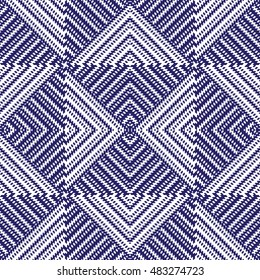 Vector seamless pattern, abstract geometric background illustration, fabric textile pattern