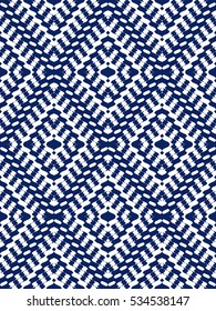 Vector seamless pattern, abstract geometric background illustration, fabric textile pattern