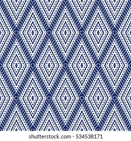 Vector seamless pattern, abstract geometric background illustration, fabric textile pattern