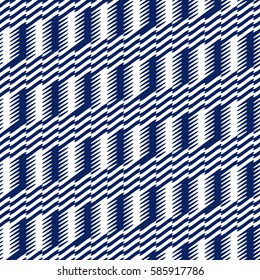 Vector seamless pattern, abstract geometric background illustration, fabric textile pattern