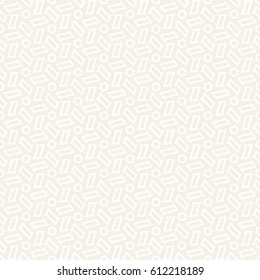 Vector Seamless Pattern. Abstract Geometric Background Design. Stylish Lattice Texture