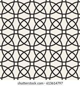 Vector Seamless Pattern. Abstract Geometric Background Design. Stylish Lattice Texture