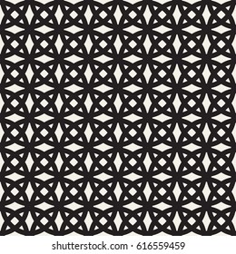 Vector Seamless Pattern. Abstract Geometric Background Design. Stylish Lattice Texture