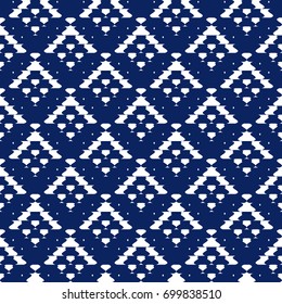 Vector seamless pattern, abstract geometric background illustration, fabric textile pattern