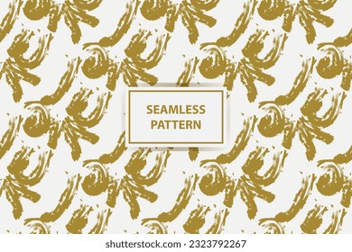 Vector seamless pattern. Abstract graphic background with squares, lines, grid. Simple geo texture. Ethnic style ornament. Repeat vintage design for decor, print, fabric