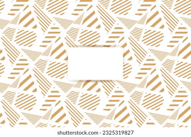 Vector seamless pattern. Abstract graphic background. modern style ornament. Repeat vintage design for decor, print, textile, fabric, fashion