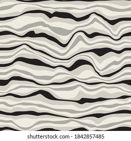 Vector seamless pattern. Abstract grunge texture with fluid stains. Creative background with beige blots. Decorative design with marble or agate effect.