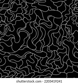 Vector seamless pattern Abstract grunge texture on black Background 