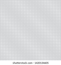 Vector seamless pattern. Abstract halftone background. Modern stylish texture. Repeating grid with rhombuses of the different size. Gradation from bigger to smaller.