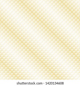 Vector seamless pattern. Abstract halftone background. Modern stylish texture. Repeating grid with rhombuses and dots of the different size. Gradation from bigger to smaller.