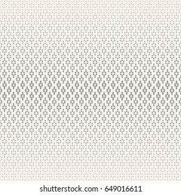 Vector seamless pattern. Abstract halftone background. Modern stylish texture. Repeating grid with rhombuses and triangles of the different size. Gradation from bigger to smaller