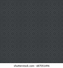 Vector seamless pattern. Abstract halftone background. Modern stylish texture. Repeating grid with intersecting hexagons rhombuses with decreasing contour thickness. Gradation from bigger to smaller.