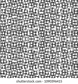 vector seamless pattern abstract line doodle on white background