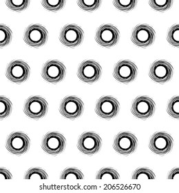 Vector seamless pattern, abstract shape, Editable can be used for web page backgrounds, pattern fills 