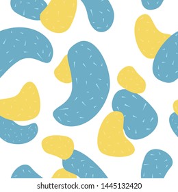 vector seamless pattern with abstract shapes. can be used as wrapping paper, textile, tableware, background, poster and other design.
