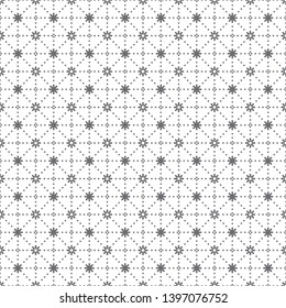 Vector seamless pattern. Abstract small textured background. Modern simple geometrical texture. Repeating small dots, crosses, triangles, rhombuses, squares. Surface for wrapping paper, shirts, cloths