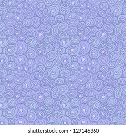 Vector seamless pattern with abstract spiral shapes