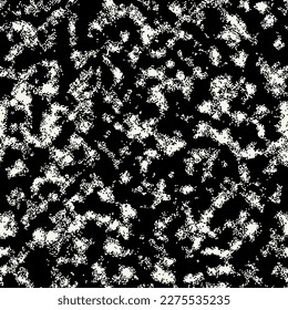 Vector seamless pattern. Abstract spotty texture. Natural monochrome design. Creative background with tiny grunge spots. Decorative organic swatch.