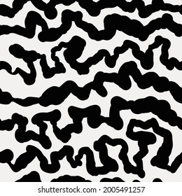 Vector seamless pattern. Abstract striped background