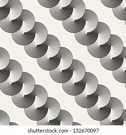 Vector seamless pattern. Abstract stylish background