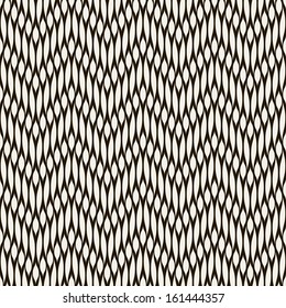 Vector seamless pattern. Abstract stylish background. Repeating monochrome background