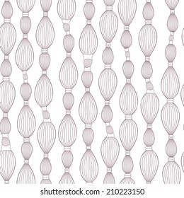 Vector seamless pattern. Abstract stylish background. 