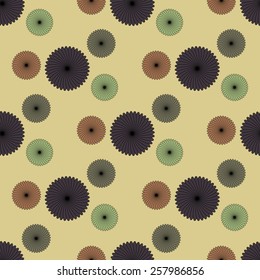 Vector seamless pattern. Abstract stylish background eps