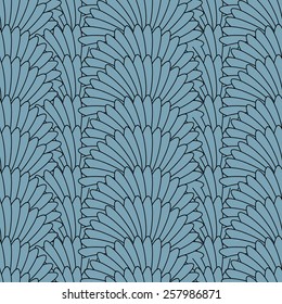 Vector seamless pattern. Abstract stylish background eps