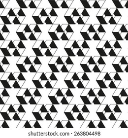 Vector seamless pattern. Abstract stylish background.