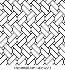 Vector seamless pattern. Abstract stylish background.