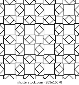 Vector seamless pattern. Abstract stylish background.