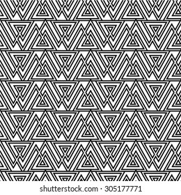 Vector seamless pattern. Abstract stylish background.