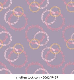 Vector seamless pattern. Abstract stylish background.