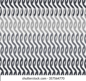 Vector seamless pattern. Abstract stylish background with stylized petals. Minimalist graphic print