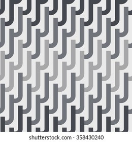 Vector seamless pattern. Abstract stylish background with stylized petals. Minimalist graphic print
