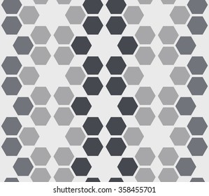 Vector seamless pattern. Abstract stylish background with stylized petals. Minimalist graphic print