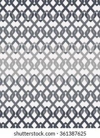 Vector seamless pattern. Abstract stylish background with stylized petals. Minimalist graphic print