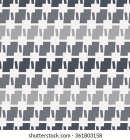 Vector seamless pattern. Abstract stylish background with stylized petals. Minimalist graphic print