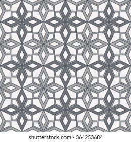 Vector seamless pattern. Abstract stylish background with stylized petals. Minimalist graphic print