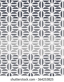 Vector seamless pattern. Abstract stylish background with stylized petals. Minimalist graphic print