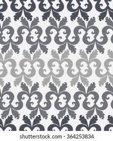 Vector seamless pattern. Abstract stylish background with stylized petals. Minimalist graphic print