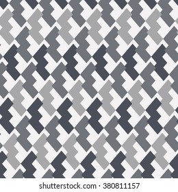 Vector seamless pattern. Abstract stylish background with stylized petals. Minimalist graphic print