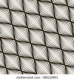 Vector seamless pattern. Abstract stylish background with stylized petals.
