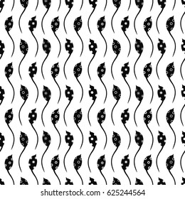 Vector seamless pattern. Abstract stylish background for fabric, textile, kitchen design or other surfaces