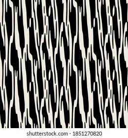 Vector seamless pattern. Abstract texture with monochrome natural spots. Creative background with blots. Decorative design with stylised bark.