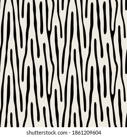 Vector seamless pattern. Abstract texture with monochrome natural spots. Creative background with blots. Decorative design with stylised bark.