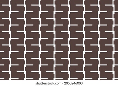 Vector seamless pattern, abstract texture background, repeating tiles in two colors.